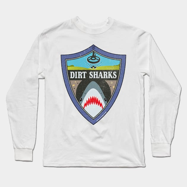 Rival Detectorists Dirt Sharks Grunge Edition - Eye Voodoo Long Sleeve T-Shirt by eyevoodoo